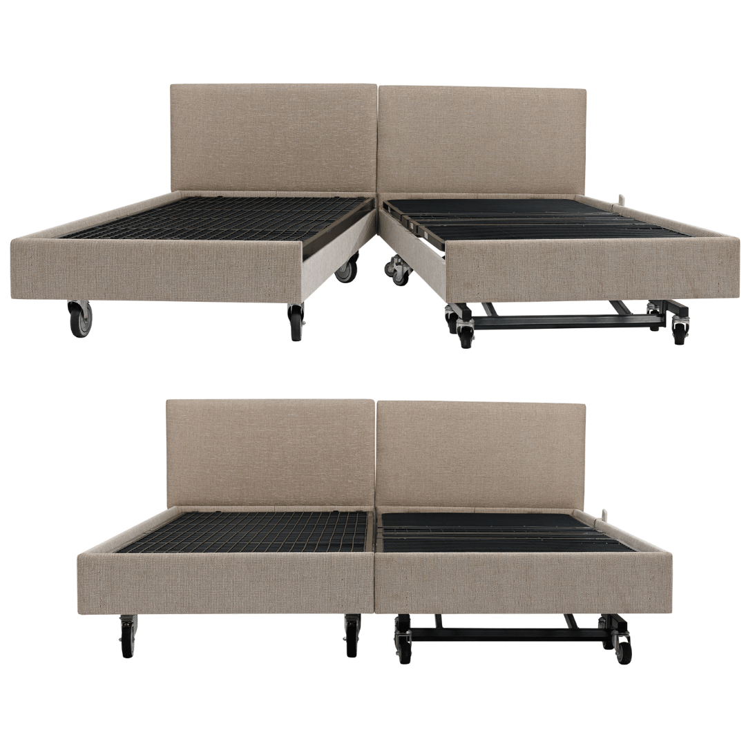No gap between - partner beds